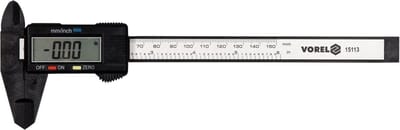 Vorel - Elektronische Caliper - 150mm - LCD Display - Carbonvezel