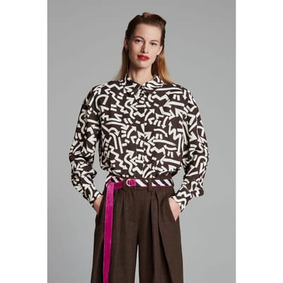 POM Amsterdam Blouse - Kim Maat: 34 | Blouses Outlet | Dames | Bruin
