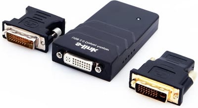 USB naar DVI VGA Adapter - Converter Adapter - Beelden Overbrengen - Ondersteunt 1080P Resolutie