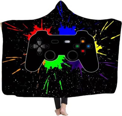 Bovista Hoodie Deken Met Mouwen - Onesie - Plaid - Fleece Blanket - Knuffeldeken - Dames - Heren - Volwassenen - Gaming