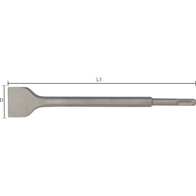 Labor SDS-plus platte beitel 40x250mm