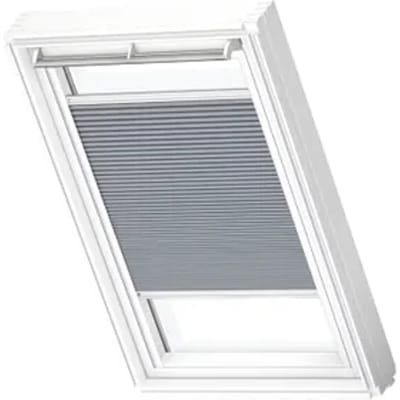 Velux Manueel Verduisterend Plisségordijn Fhc Ck02 1163swl Grijs White Line