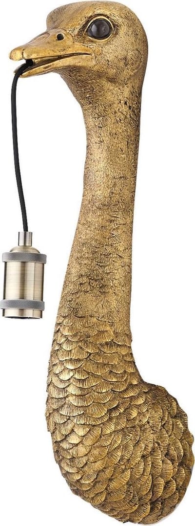 Light & Living Wandlamp Ostrich - Antiek Brons - 18x15.5x57.5cm - Binnen Modern