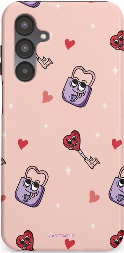 Casetastic Hoesje Geschikt voor Samsung A16 - Stijlvolle Beschermende Duo-layer Case - Jij bent mijn match