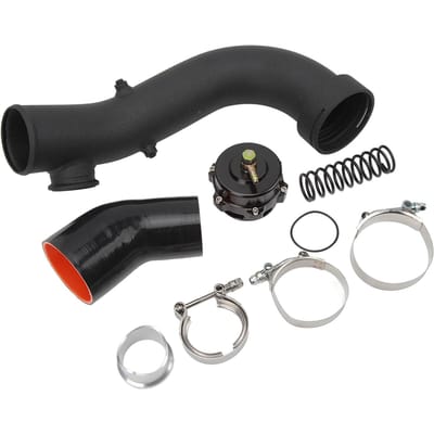 Luchtinlaat Turbo Pijp Kit met 50mm BOV Verhoog Motor Efficiëntie Verminder Emissie voor N54 E88 E90 E92 E93 135i 335i black