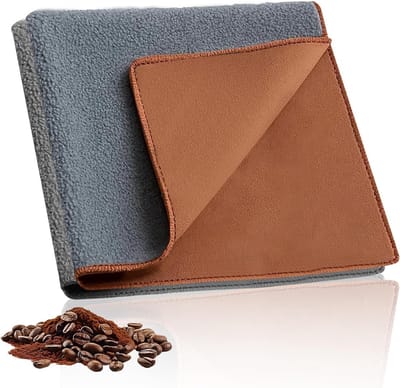 Set van 2 Keukenhanddoeken 30 x 30 cm, Dubbelzijdige Theedoeken voor Koffiemaker en Melkopschuimer, Ideaal voor Schoonmaken en Drooghouden