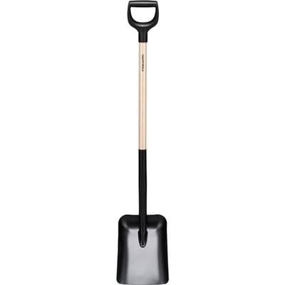 Fiskars Solid Schep Met Houten Steel Fsc