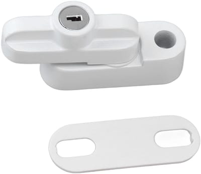 Dailygoods- Raambeveiligingsslot Sterke Antidiefstalprestaties - Aluminium Beveiligingsslot - Veiligheid Ramen - Duurzaam Ontwerp - Comfortabel Gebruik - Hoge Slijtvastheid - Raamvergrendeling