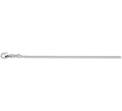 YO&NO -  Ketting - Zilver -  Gourmet -  1,8 mm - 80cm - Sieraden vrouw - Heren - Gerhodineerd - Zilver 925