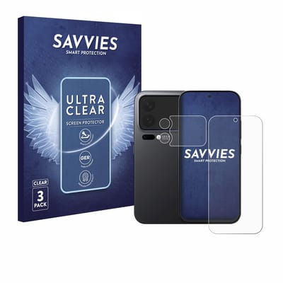 Savvies - Screenprotector voor Xiaomi 17 Pro (Voor+Camera) - Folie Beschermfolie transparant 6 Stuks
