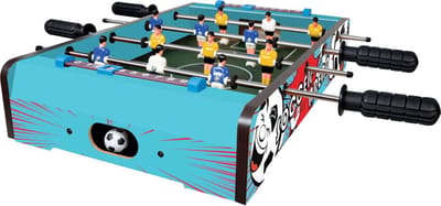 Vedes tafelvoetbalspel tafelspel 50x32x9,5cm multicolore kinderen.