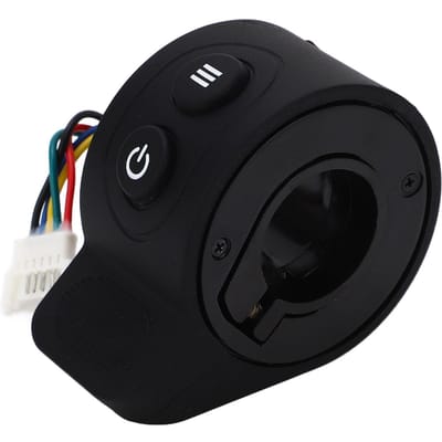 Gaskleversversneller Elektrische Scooter Vingergashendel Accessoires Vervangingsonderdeel Zwart