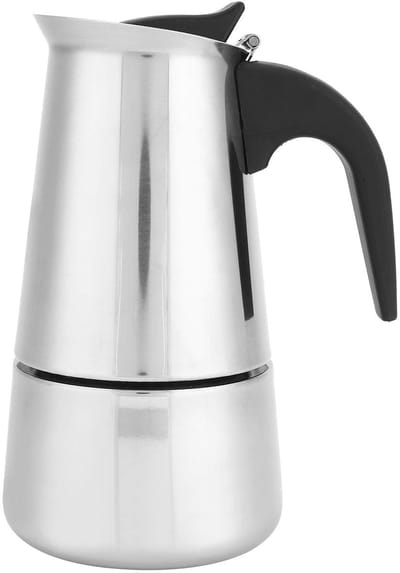 Dailygoods- Koffiezetapparaat 4 Kopjes - Roestvrij Staal