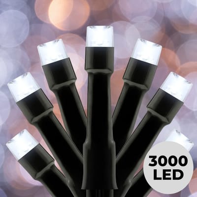 Lomera Kerstboomverlichting - Kerstverlichting - Kerstlampjes - 3000 LED - Koel Wit - 39 Meter - Lichtsnoer - Binnen en Buiten - 8 Lichtfuncties - Automatische Timer - Ip44 - Geheugen - Clusterverlichting