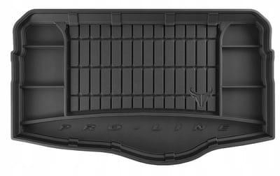 Rubberen Kofferbakmat – VW T-Cross (2018-) – Onderste Laadvloer – TPE – Op Maat – Organizerfunctie – Hoge Rand (5 cm)