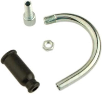 Coude passe câble 160° Malossi pour carburateur moto scooter Dellorto PHBL Neuf