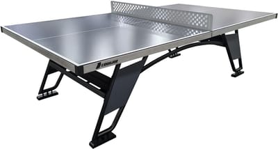 Cougar Tafeltennistafel Premium 2800 Outdoor – Outdoor Pingpongtafel 8ft Grijs – Weerbestendige Tafeltennistafel voor Buiten – Inclusief Net – Met Verstelbare Poten