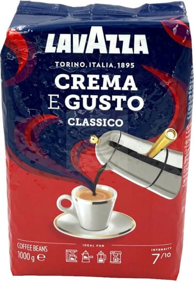 Lavazza crema e gusto espresso classico bonen 6 x 1 kg
