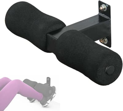 Sit Up Bar - Buikspier Trainer - Thuis Fitness - Wandmontage Stabiliteit - 14 Inch Lengte - Zwart