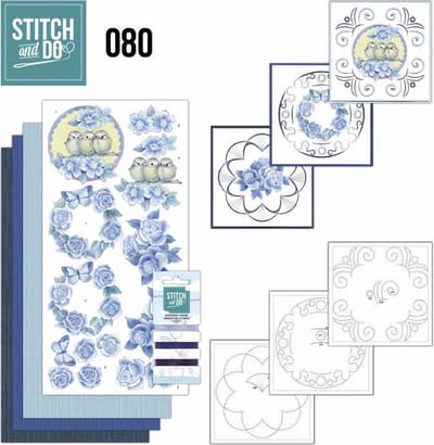 Stitch and Do 80 - Vintage Bloemen