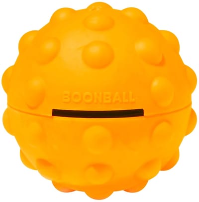 Boondog Boonball - Afneembare Grip voor Hondenriem - 2-in-1 Grip en Bal - Extra Controle - Speelbal Hond - Orange