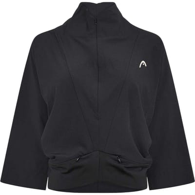 Head Dames Capsule Gecombineerde 3/4 Mouw Jas (Zwart)