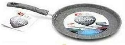 Pannenkoekenpan Hart - Koekenpan - Lekkere Pannenkoeken Bakken - Steenlook Coating - 25 cm - Zwart
