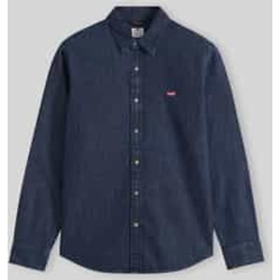 regular fit jeanshemd van puur katoen