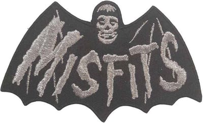 Misfits - Bat Logo Patch - Zwart