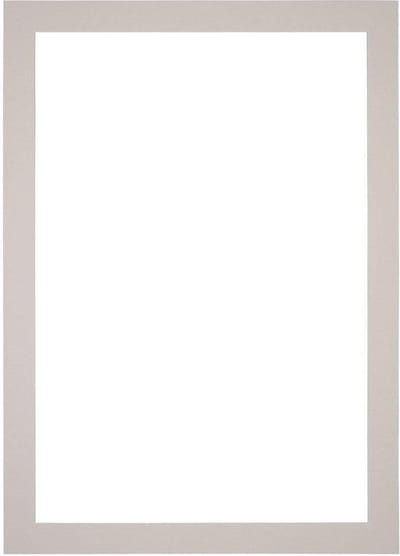 Passe-Partout Fotomaat 13x18 cm - Lijstmaat 21x30 cm - Grijs Graniet - Museumkarton - Fotolijst niet inbegrepen