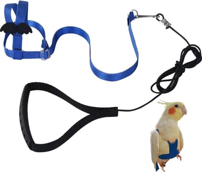 Lexium Vogel harnas - Vogel tuigje - Vogel riem - Vogelharnas - Tuigje voor vogels