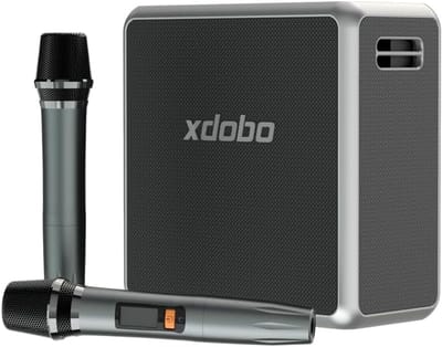 Draagbare Bluetooth Luidspreker - Karaoke Party Box - Buiten Muziek Afspelen - 140W Vermogen Inclusief Microfoons