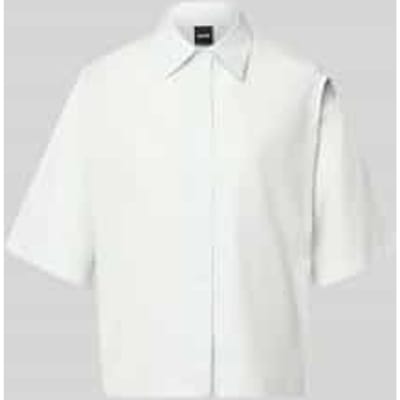 Oversized overhemdblouse van puur katoen model 'BIMINA'