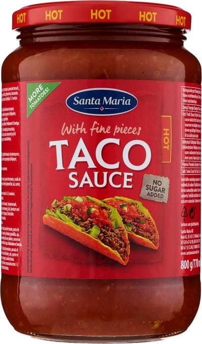 Santa Maria Tacosaus pittig - Pot 800 gram