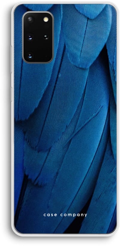 Hoesje geschikt voor Samsung Galaxy S20 Plus hoesje - Pauw - Soft Cover Telefoonhoesje - Bescherming aan alle Kanten en Schermrand