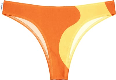 SEA'SONS - Bikini Broekje Dames - Kleurveranderend - Oranje-Geel - Maat XL