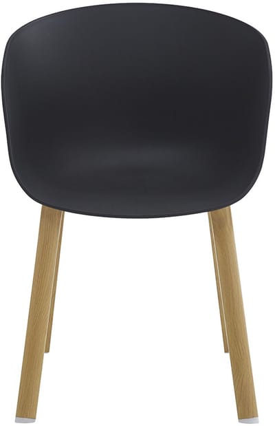 Clayre & Eef Eetkamerstoel 54x51x82 cm Zwart Metaal