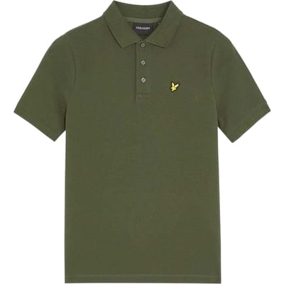 Lyle & Scott Heren Geborduurd Logo Poloshirt (Diepe Diepten)