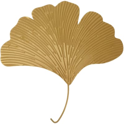 Décorations Suspendues Ginkgo Biloba DIY Élégant Moderne Inaltérable Métal Fer Art Mural Ginkgo Biloba pour brown