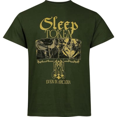Sleep Token T-shirt - Sword Design Artist Series - S tot 4XL - voor Mannen - groen