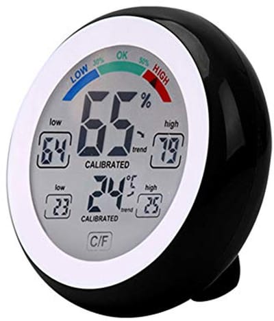 Draadloze Thermometer en Hygrometer voor Binnen en Buiten - Digitale LCD Weerstation Meter met Aanraakscherm