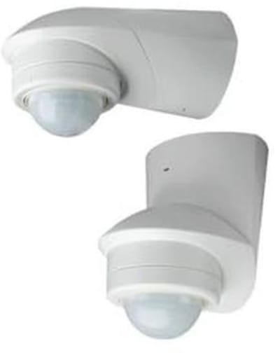 Bewegingsmelder 230 V opbouw IP55 120° wit