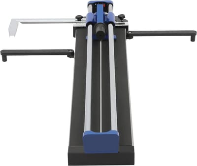 Tegelsnijder Handmatig - Snijmachine Tegels - Precisie Werk - Dubbele Rails - 800 mm - Blauw