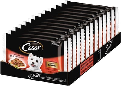 Heerlijk Natvoer voor Honden in Verszak – 52 Verpakkingen van 4 x 100 g