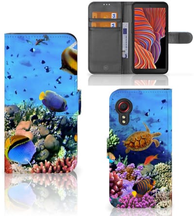 Samsung Galaxy Xcover 5 Telefoonhoesje met Pasjes Vissen