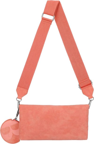 Fritzi aus Preußen Schoudertas Brigitte X Fritzi Ronja Cross Body Bag Warm Mandarin Koraalrood