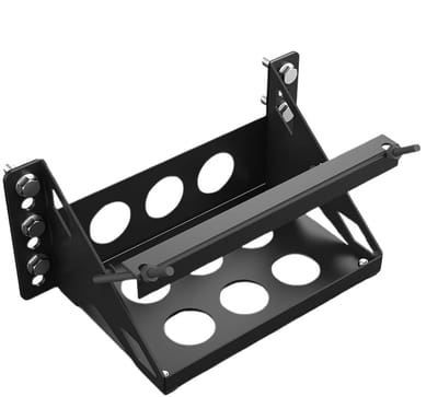 Accu Lade - Opslagbeugel Batterij - Voertuig Organisatie - Roestwerende Coating - 40 x 21 x 7 cm - Metaal