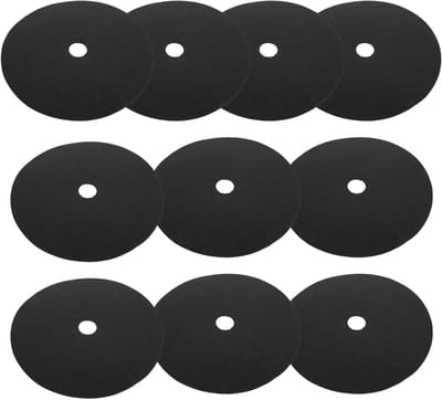 Boom Mulch Matten - Wortel Bescherming - Planten Verzorgen - Ademend Vliesmateriaal - 10 Stuks - Zwart