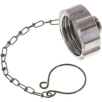 Blindwartel Rd44 X 1/6'' DN 20 RVS 1.4301 NBR DIN 11851 FDA 21 met Ketting