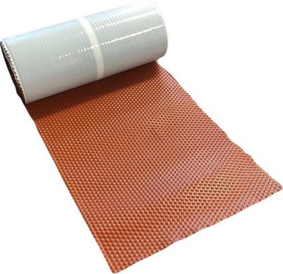 Easyflex ALU loodvervanger met butyl kleeflaag 30 cm rood 5 meter